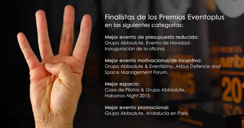 Grupo absolute obtiene cuatro galardones en los Premios Eventoplus 2016